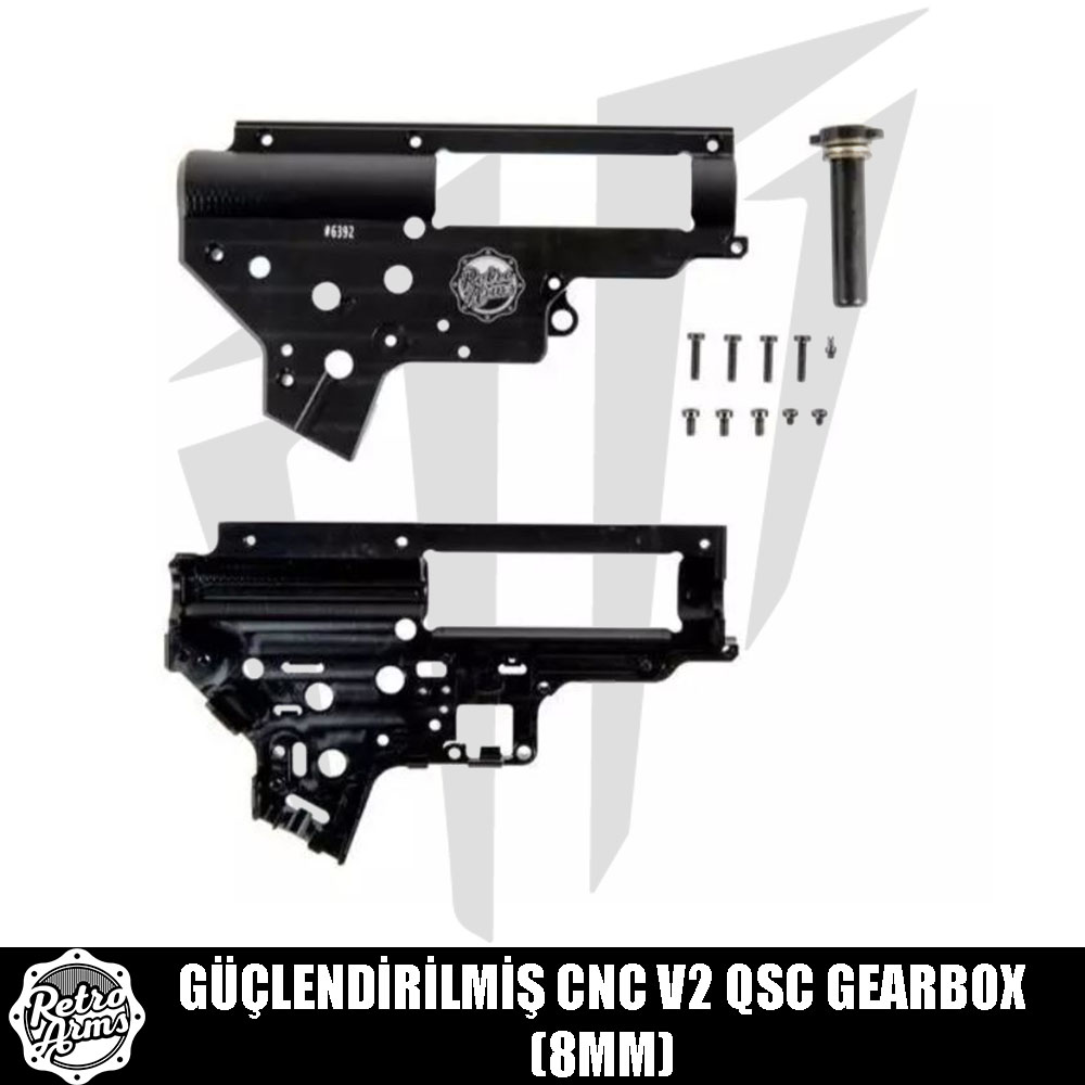 Retro Arms Güçlendirilmiş CNC V2 QSC Gearbox (8mm)