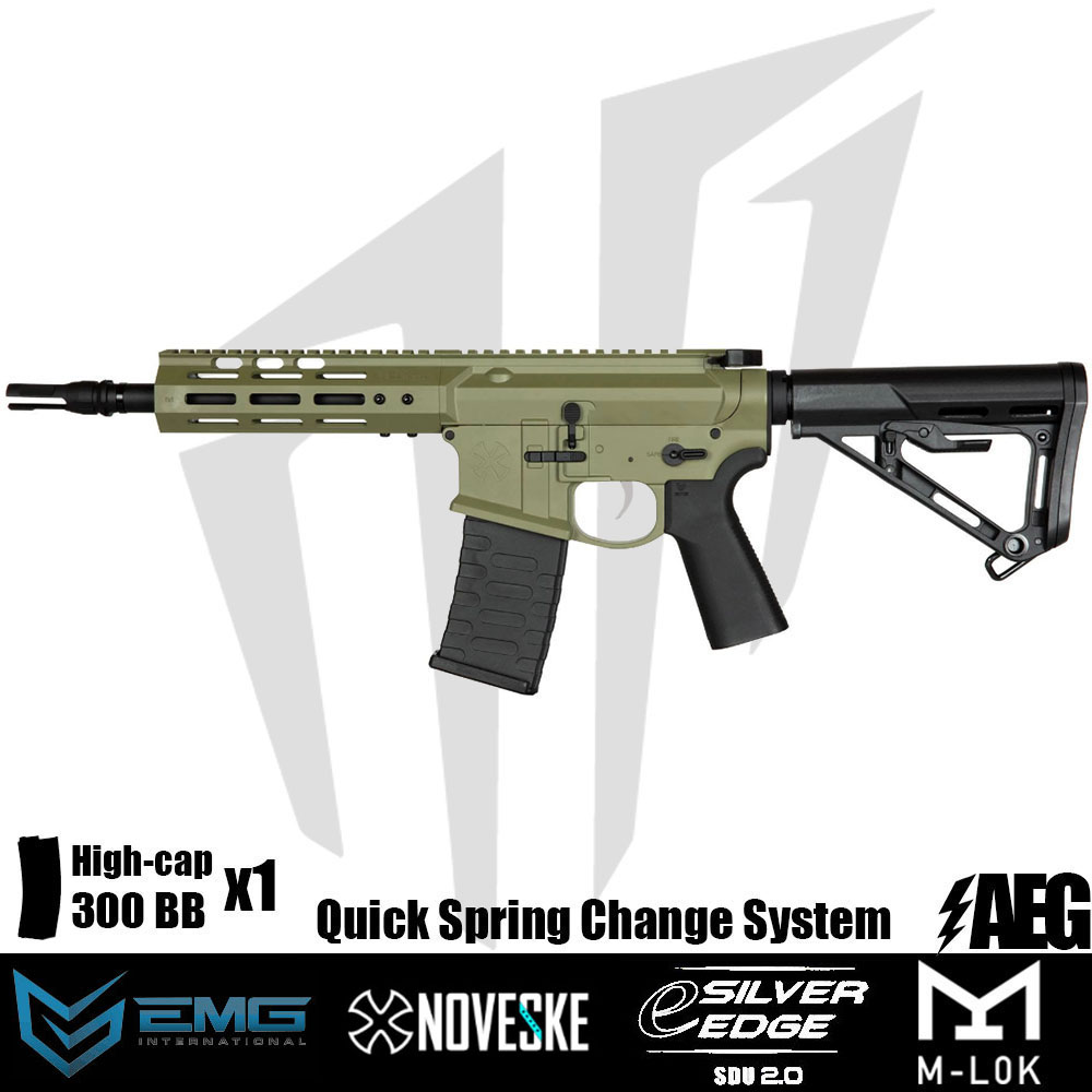 EMG Noveske 7.94 Gen 4 SBR Airsoft Tüfeği – Yeşil