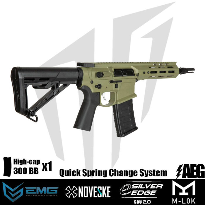 EMG Noveske 7.94 Gen 4 SBR Airsoft Tüfeği – Yeşil