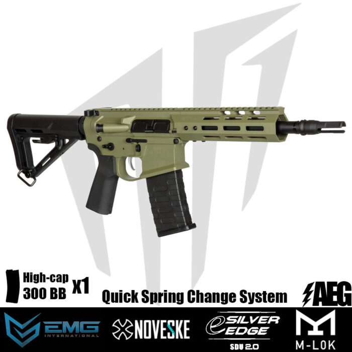 EMG Noveske 7.94 Gen 4 SBR Airsoft Tüfeği – Yeşil