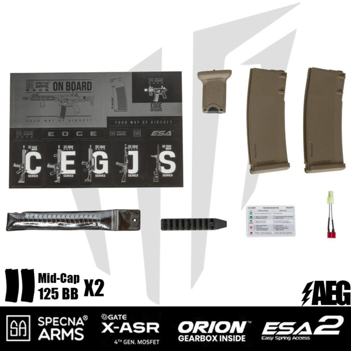 Specna Arms SA-E08 EDGE™ Airsoft Tüfeği – Yarım Tan