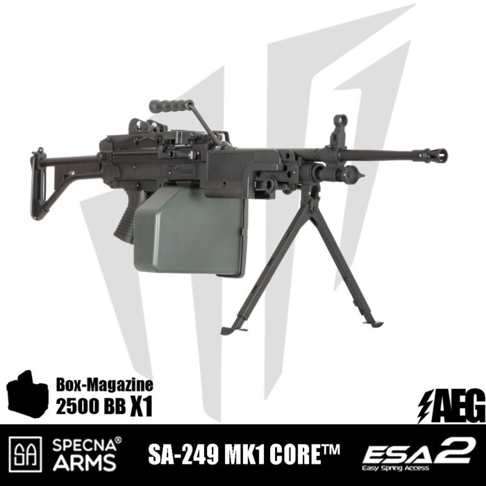 Specna Arms SA-249 MK1 CORE™ Airsoft Tüfeği – Siyah