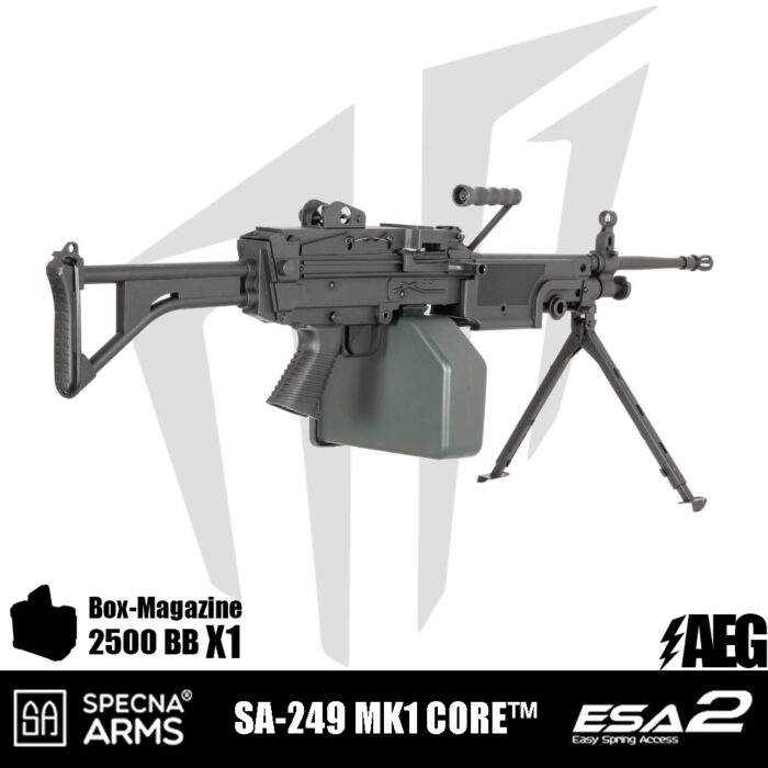 Specna Arms SA-249 MK1 CORE™ Airsoft Tüfeği – Siyah