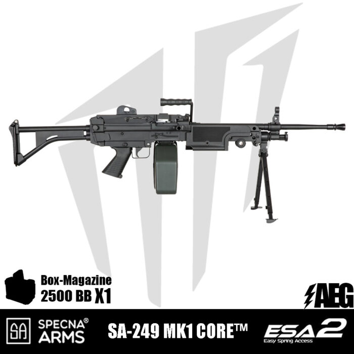 Specna Arms SA-249 MK1 CORE™ Airsoft Tüfeği – Siyah