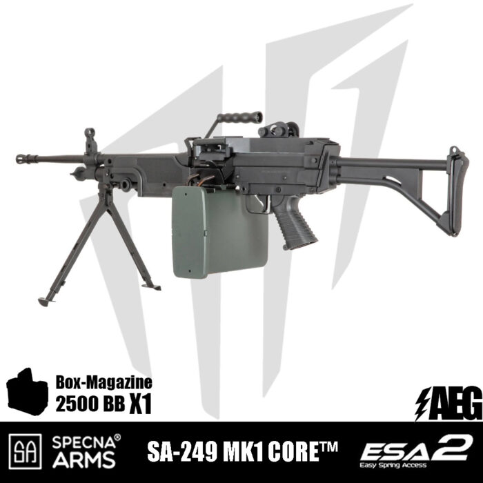Specna Arms SA-249 MK1 CORE™ Airsoft Tüfeği – Siyah