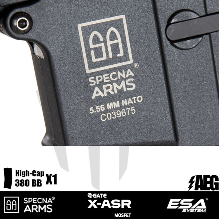 Specna Arms SA-C02 CORE™ Airsoft Tüfeği – GATE X-ASR MOSFET – Siyah