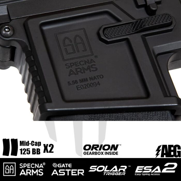 Specna Arms SA-E12-LH EDGE 2.0™ Airsoft Tüfeği – Siyah