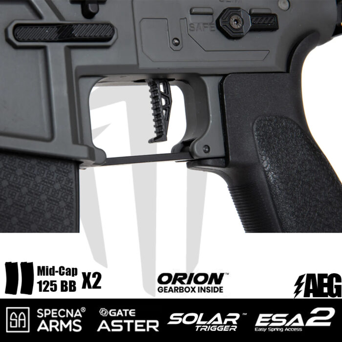 Specna Arms SA-E12-LH EDGE 2.0™ Airsoft Tüfeği – Chaos Gri