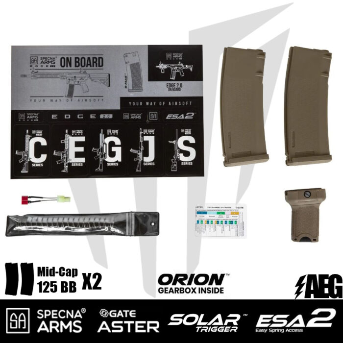 Specna Arms SA-E12-LH EDGE 2.0™ Airsoft Tüfeği – Yarım Tam