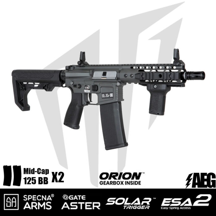 Specna Arms SA-E12-LH EDGE 2.0™ Airsoft Tüfeği – Chaos Gri
