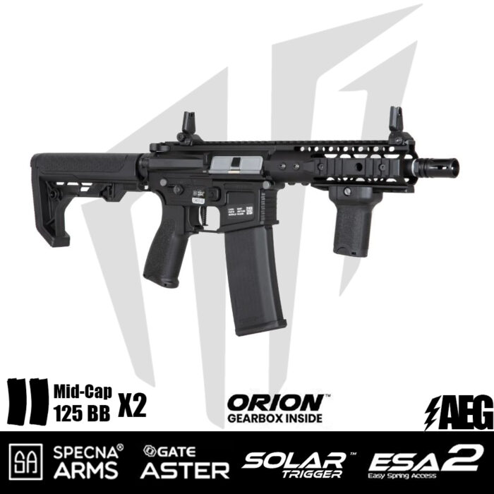 Specna Arms SA-E12-LH EDGE 2.0™ Airsoft Tüfeği – Siyah