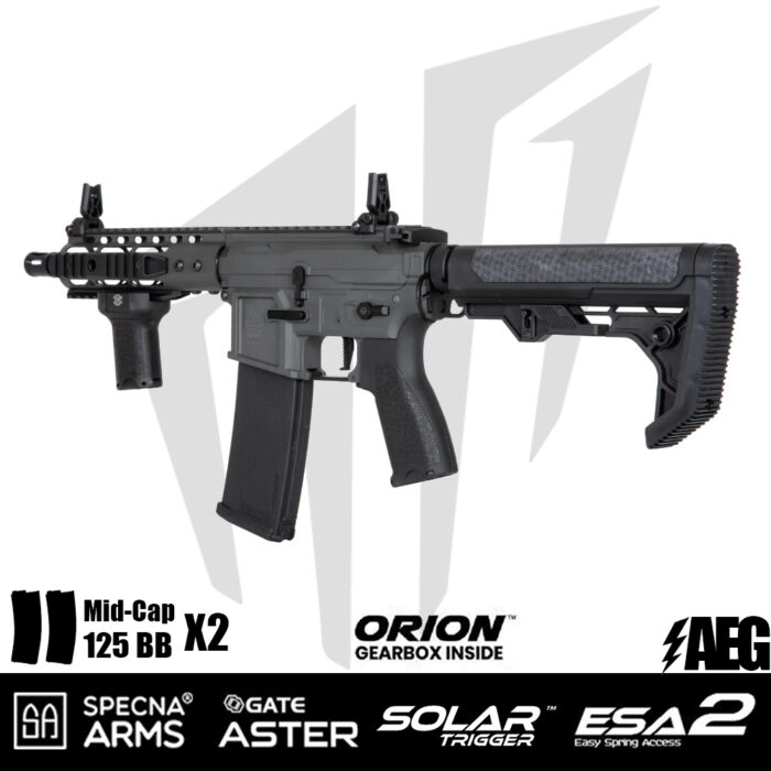 Specna Arms SA-E12-LH EDGE 2.0™ Airsoft Tüfeği – Chaos Gri