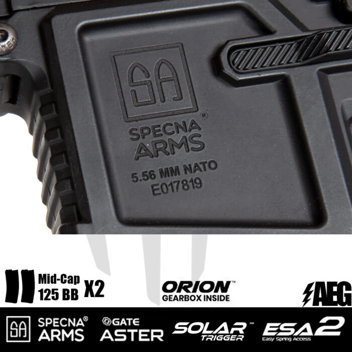 Specna Arms SA-E13-RH EDGE 2.0™ Airsoft Tüfeği – Siyah