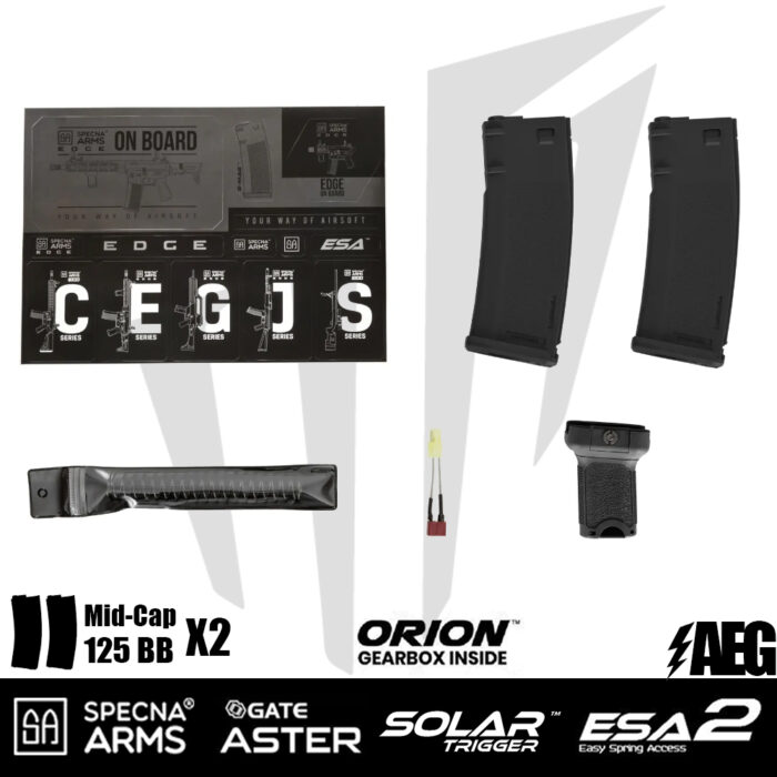 Specna Arms SA-E13-RH EDGE 2.0™ Airsoft Tüfeği – Siyah