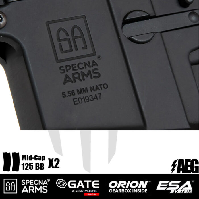 Specna Arms SA-E23 EDGE™ Airsoft Tüfeği – Siyah