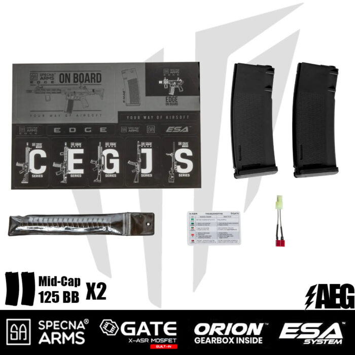 Specna Arms SA-E23 EDGE™ Airsoft Tüfeği – Siyah