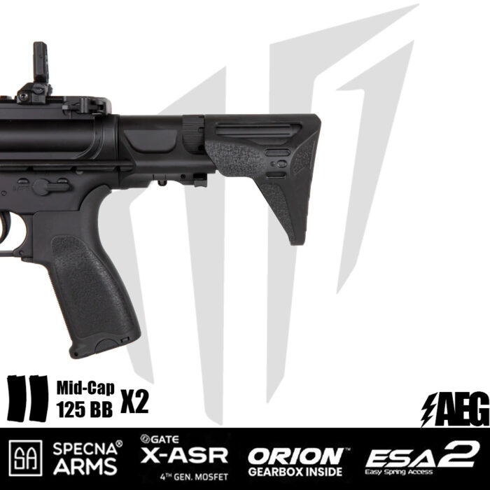 Specna Arms SA-E24 PDW EDGE™ Airsoft Tüfeği – Siyah