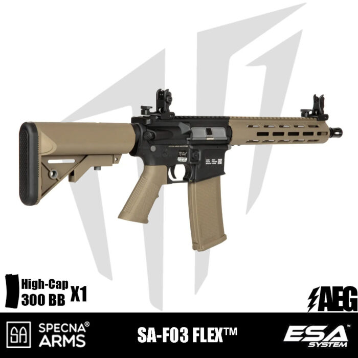Specna Arms SA-F03 FLEX™ Airsoft Tüfeği – Yarım Tan