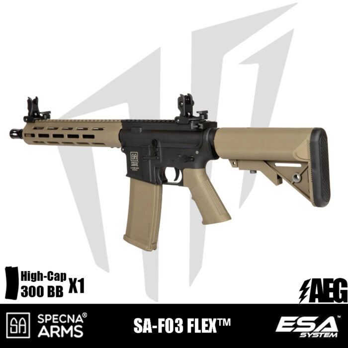 Specna Arms SA-F03 FLEX™ Airsoft Tüfeği – Yarım Tan