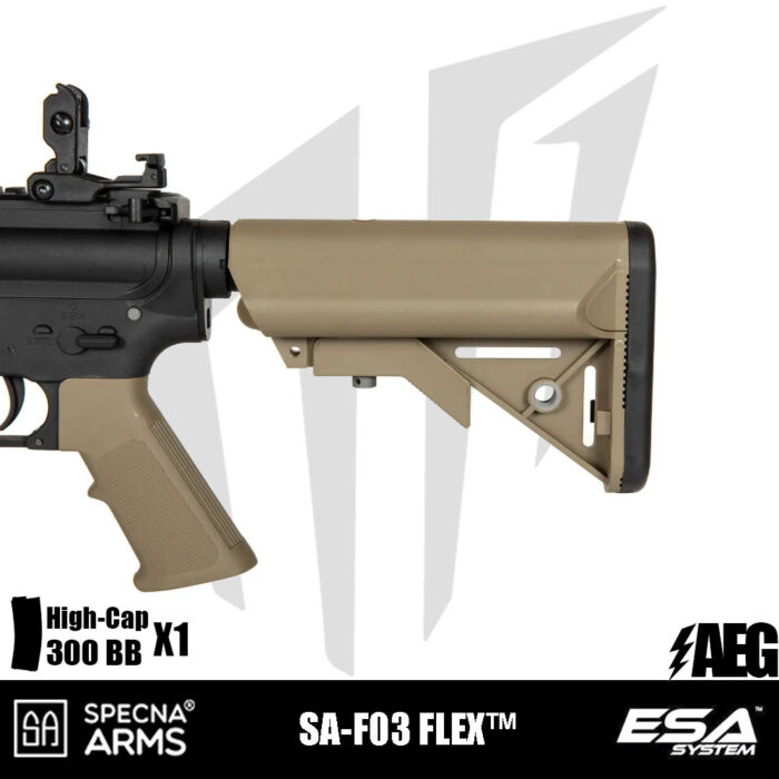 Specna Arms SA-F03 FLEX™ Airsoft Tüfeği – Yarım Tan