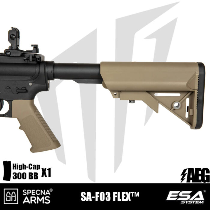 Specna Arms SA-F03 FLEX™ Airsoft Tüfeği – Yarım Tan