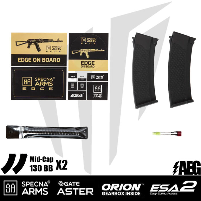 Specna Arms SA-J02 EDGE™ Airsoft Tüfeği – Siyah