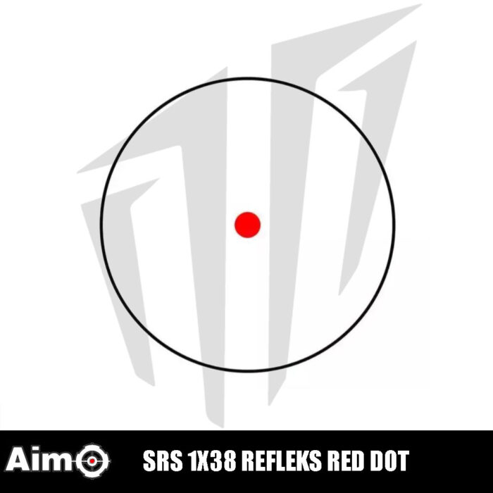 Aim SRS 1x38 Refleks Red Dot - Siyah