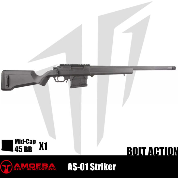 Amoeba AS-01 Striker Keskin Nişancı Airsoft Tüfeği - Siyah