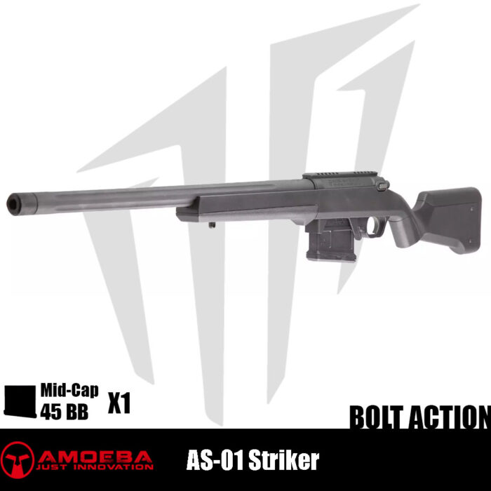 Amoeba AS-01 Striker Keskin Nişancı Airsoft Tüfeği - Siyah