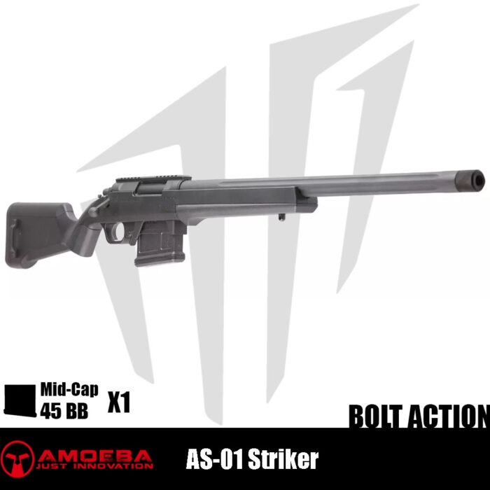 Amoeba AS-01 Striker Keskin Nişancı Airsoft Tüfeği - Siyah