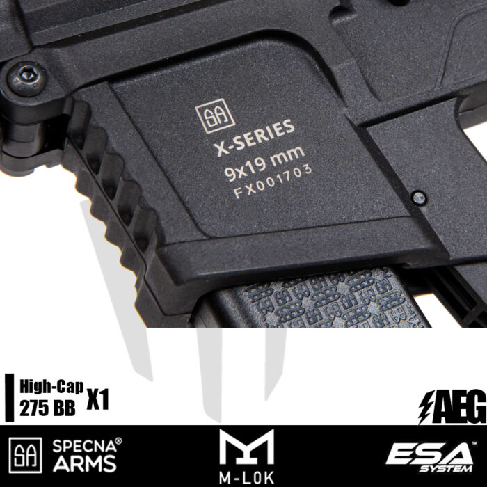 Specna Arms SA-FX01 FLEX™ Airsoft Tüfeği – Siyah