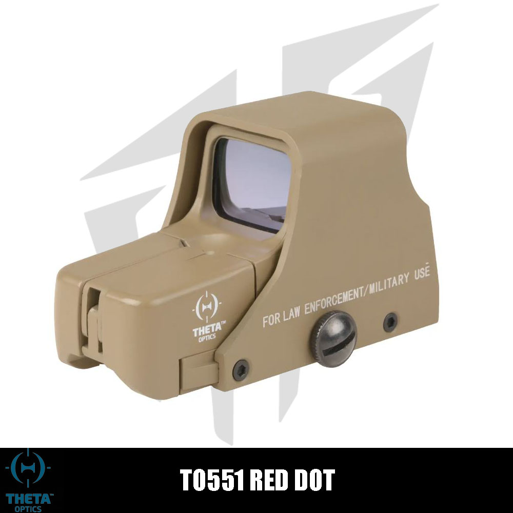 Theta Optics TO551 Red Dot - Tan Theta Optics TO551 Red Dot - Tan