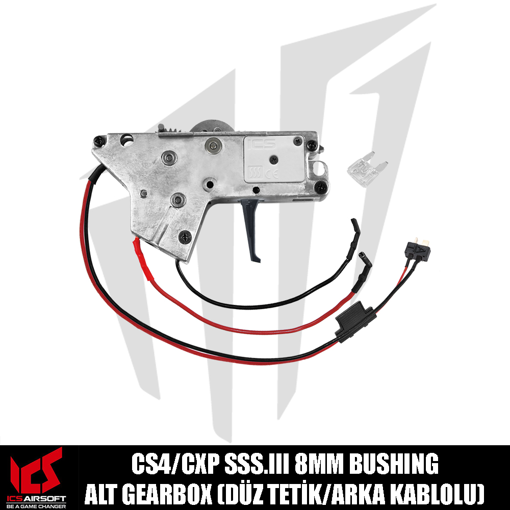 ICS CS4/CXP SSS.III 8mm Bushing Alt Gearbox Düz Tetik