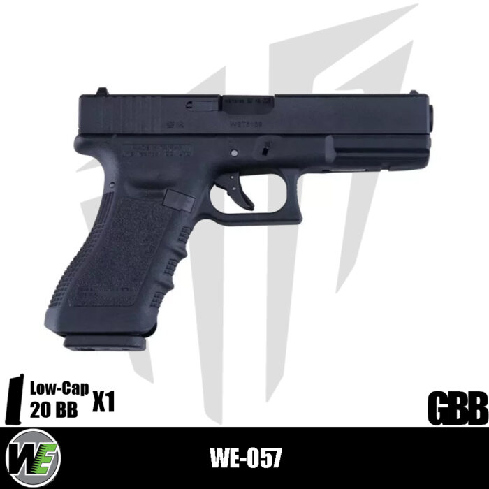 WE Glock WE-057 Airsoft Tabanca – Siyah