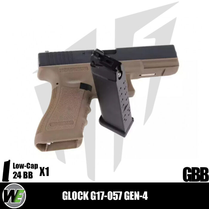 WE Glock G17 GEN.3 Airsoft Tabanca – Tan