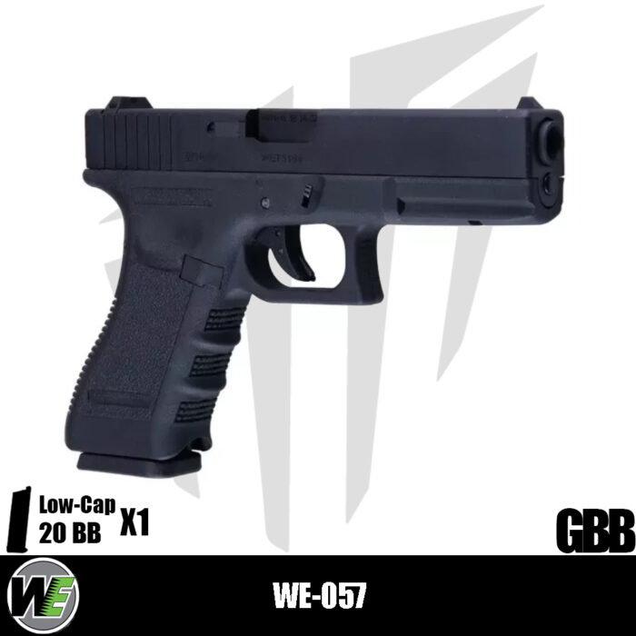 WE Glock WE-057 Airsoft Tabanca – Siyah