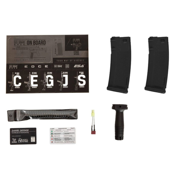 Specna Arms MK18 SA-E19 Airsoft Tüfeği Daniel Defence® EDGE 2.0™GATE ASTER – Siyah