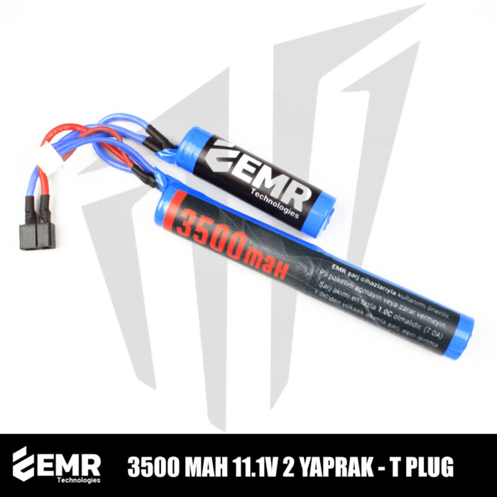 EMR 11.1V 3500 Mah 2 Yaprak – T Plug Lithium-Ion Pil