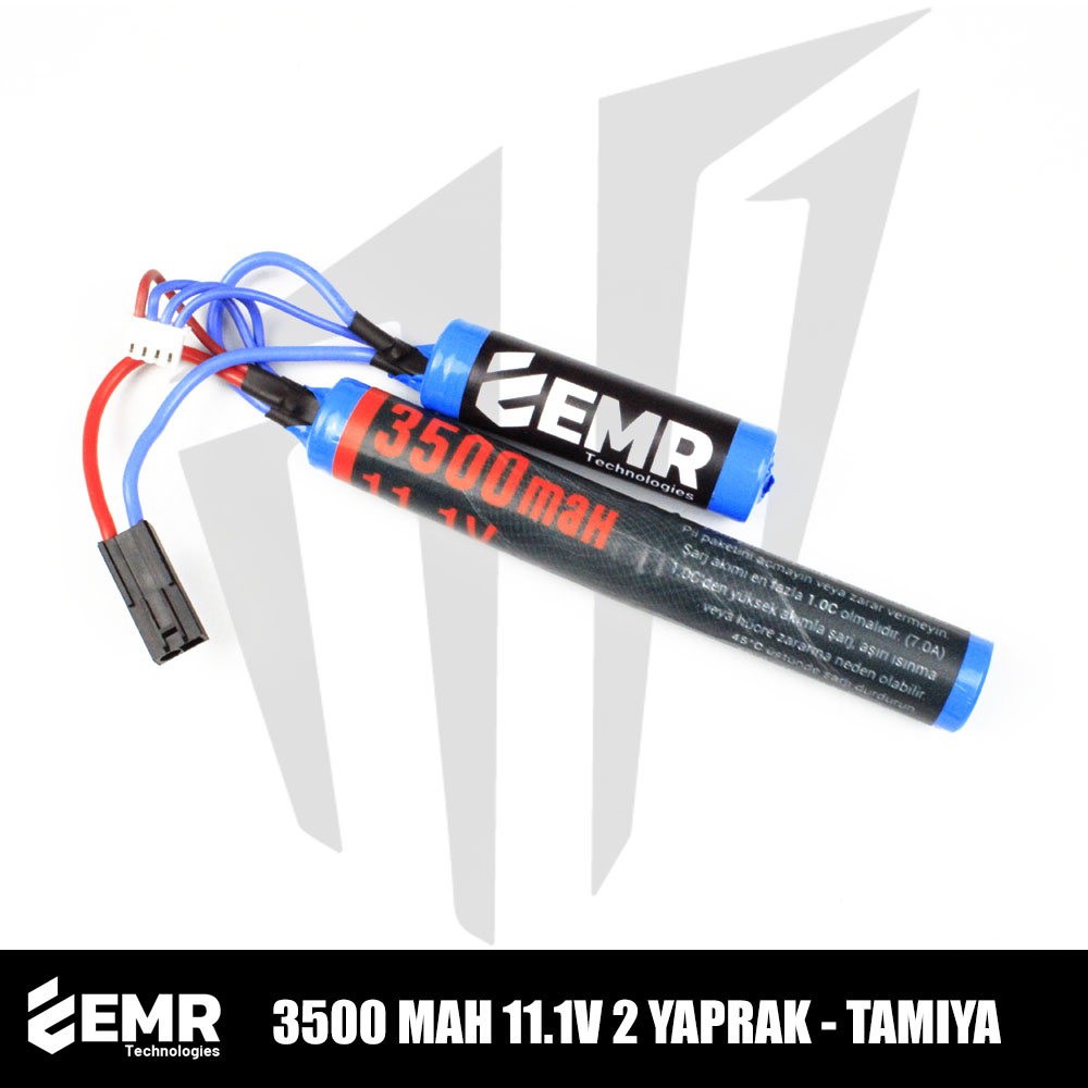 EMR 11.1V 3500 Mah 2 Yaprak – Tamiya Lithium-Ion Pil