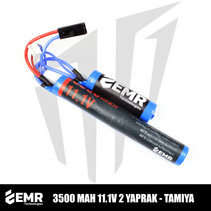 EMR 11.1V 3500 Mah 2 Yaprak – Tamiya Lithium-Ion Pil