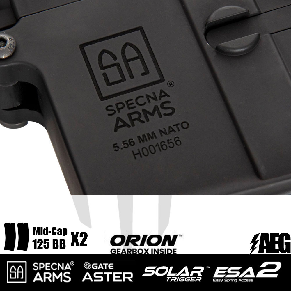 Specna Arms SA-H22 EDGE 2.0 Airsoft Tüfeği – Siyah - (DEFOLU) Specna Arms SA-H22 EDGE 2.0 Airsoft Tüfeği – Siyah - (DEFOLU)