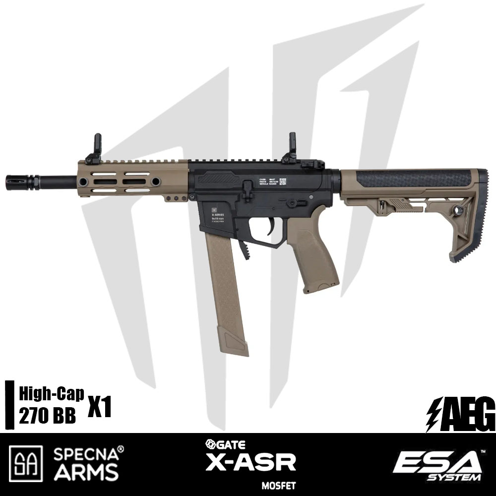 Specna Arms SA-FX01 FLEX™ GATE X-ASR Airsoft Tüfeği – Yarım Tan