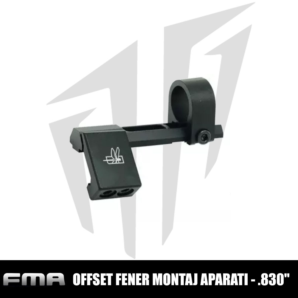 FMA Offset Fener Montaj Aparatı - .830'' - Siyah