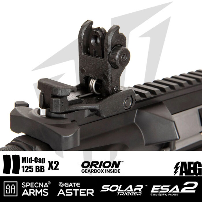 Specna Arms SA-E12 EDGE 2.0™GATE ASTER Airsoft Tüfeği – Siyah