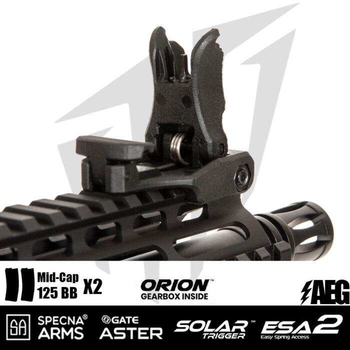 Specna Arms SA-E12 EDGE 2.0™GATE ASTER Airsoft Tüfeği – Siyah