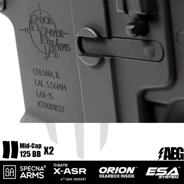 Specna Arms SA-E01 EDGE™ RRA Airsoft Tüfeği – Siyah