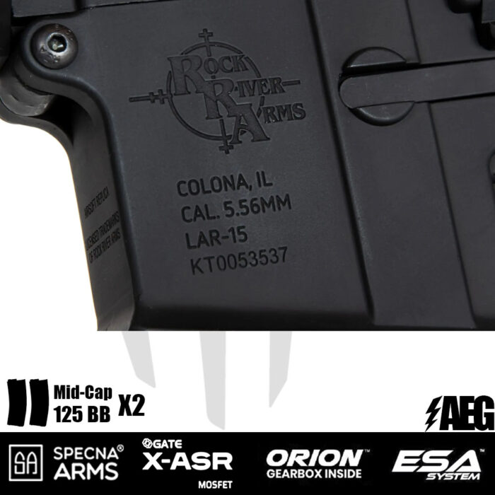 Specna Arms SA-E07-L EDGE™ Airsoft Tüfeği – Siyah