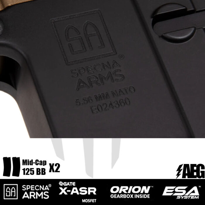 Specna Arms SA-E21 EDGE™ Airsoft Tüfeği – Yarım Bronz