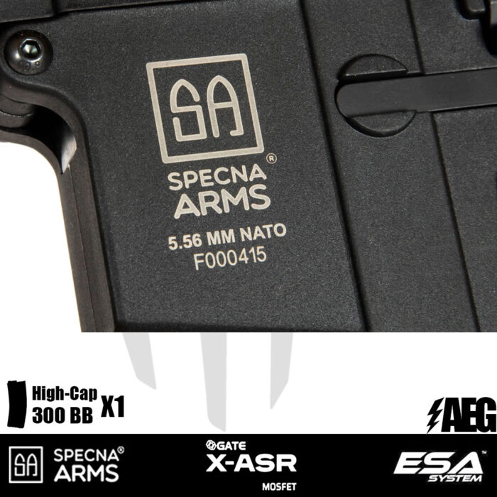 Specna Arms SA-F02 FLEX™ GATE X-ASR Airsoft Tüfeği – Siyah