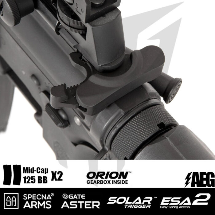 Specna Arms SA-E01 EDGE 2.0™GATE ASTER RRA Airsoft Tüfeği – Siyah